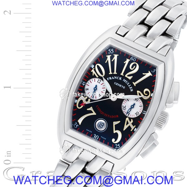 Franck Muller 8005cc Conquistador Automatic Male Stainless Steel