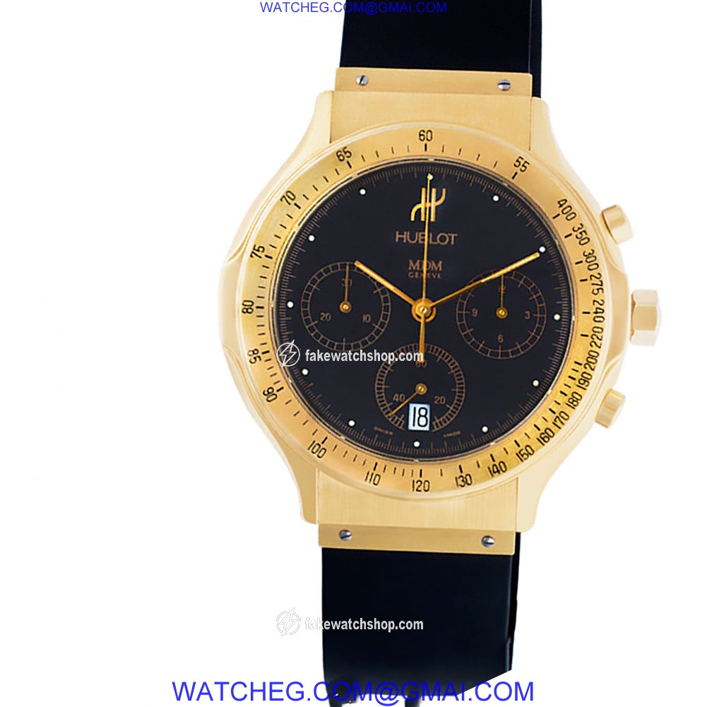 Hublot 1620.9 M D M Quartz Male 18k yellow gold