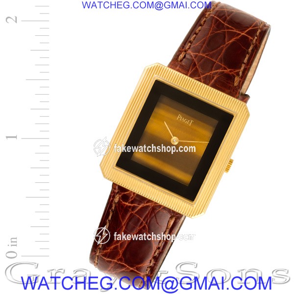 Piaget 9154 Tank Manual Male 18k yellow gold