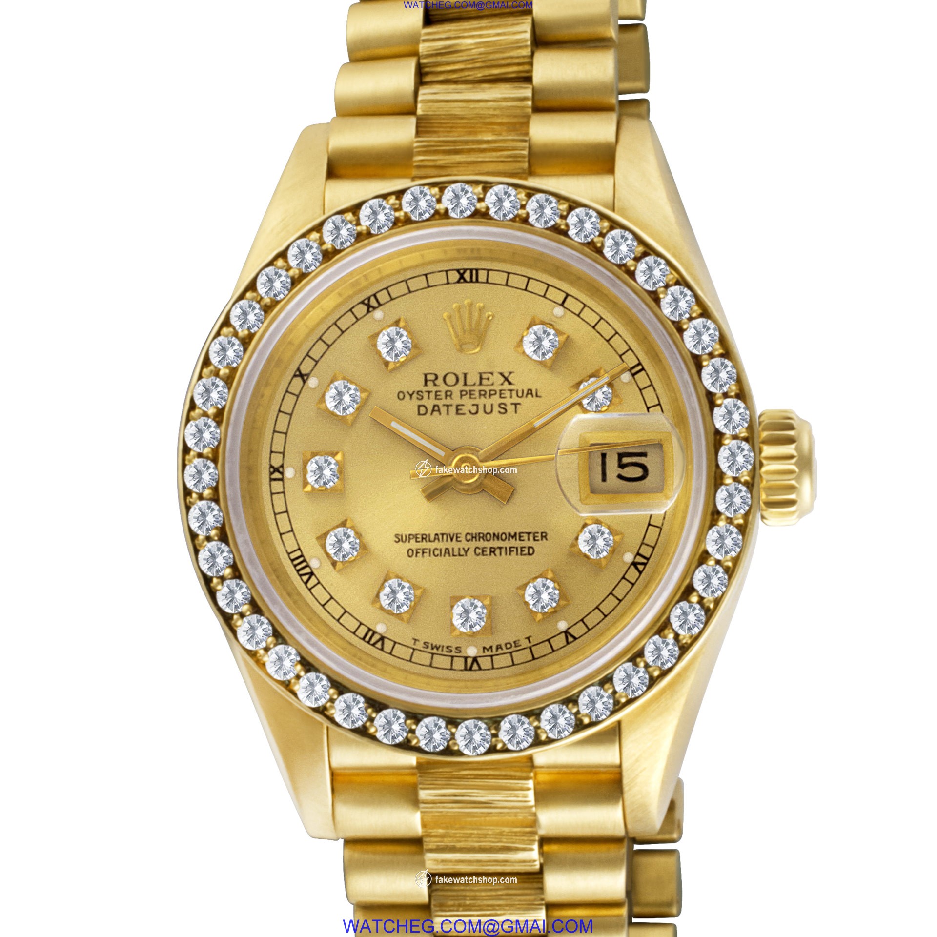 Rolex 69278 Datejust Automatic Female 18k yellow gold