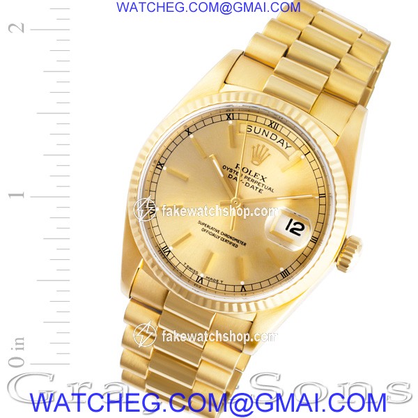 Rolex 18038 Day-Date Automatic Male 18k yellow gold