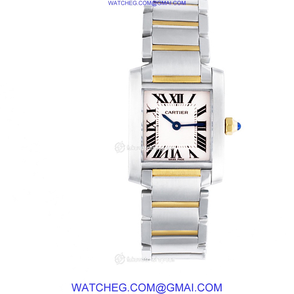 Cartier W51007Q4 Tank Francaise Quartz Female Stainless Steel
