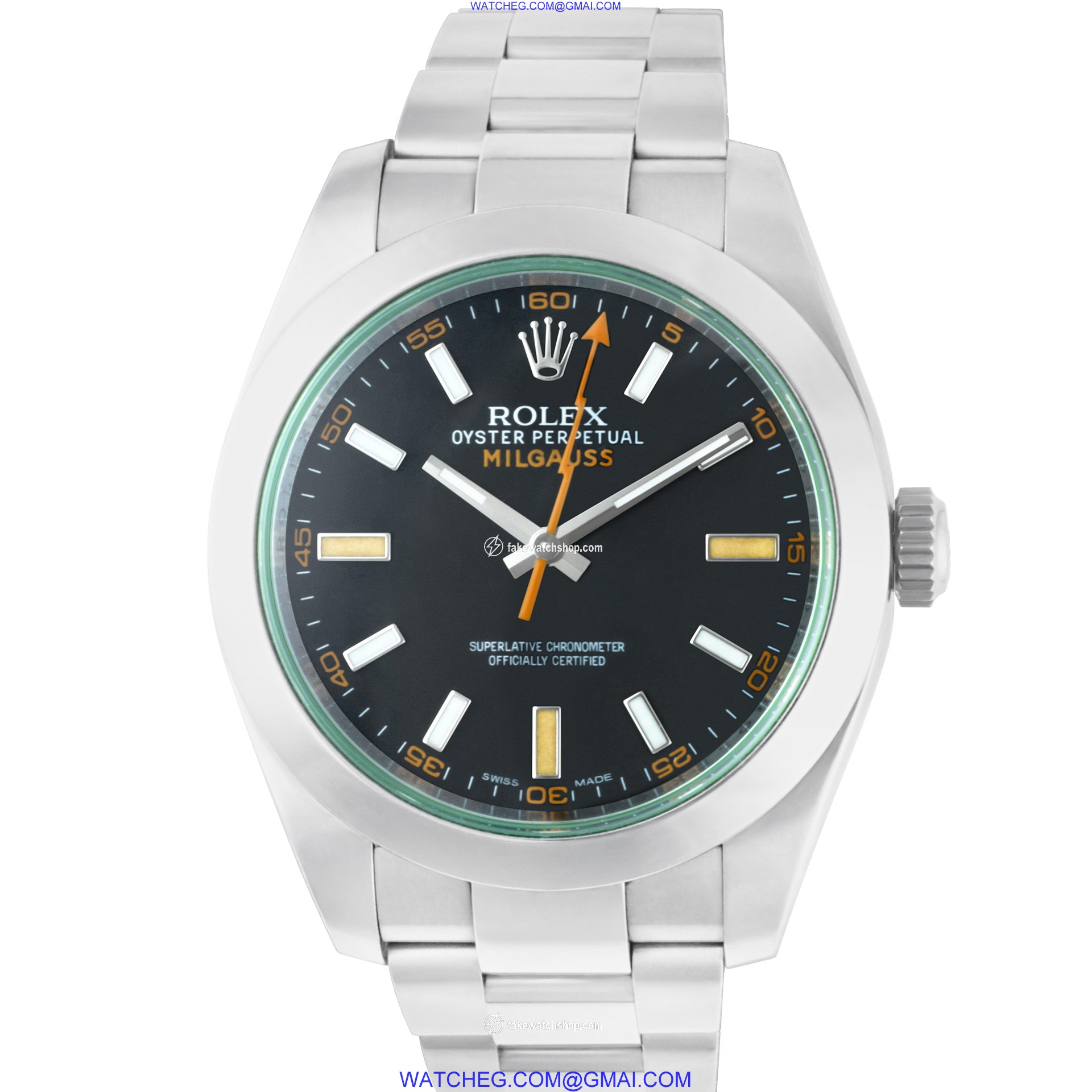 Rolex 116400GV Milgauss Automatic Male Stainless Steel