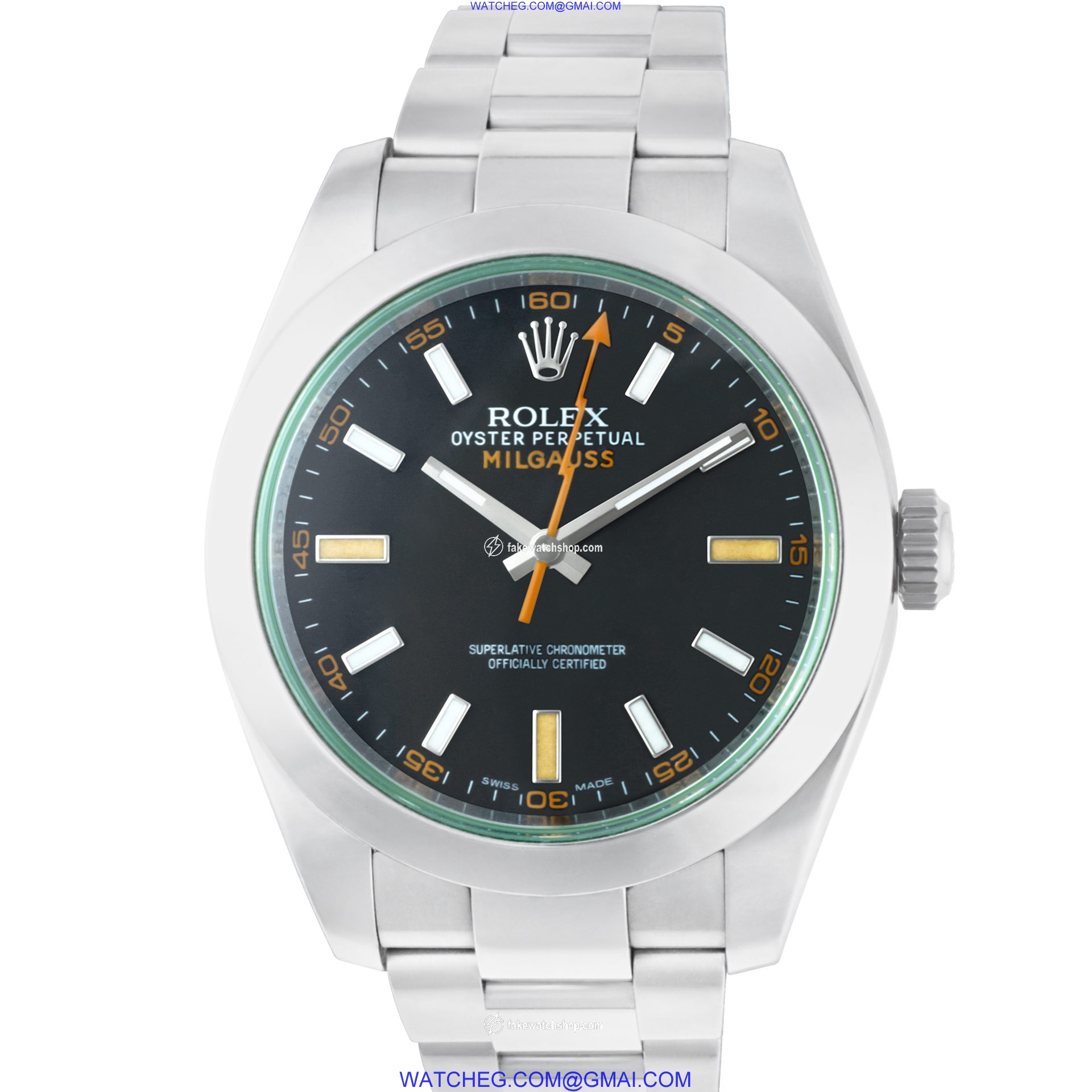 Rolex 116400GV Milgauss Automatic Male Stainless Steel
