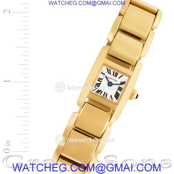 Cartier 2828 Tankissime Quartz Female 18k yellow gold