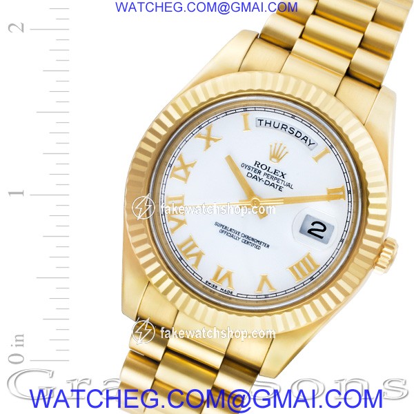 Rolex 218238 Day-Date II Automatic Male 18k yellow gold