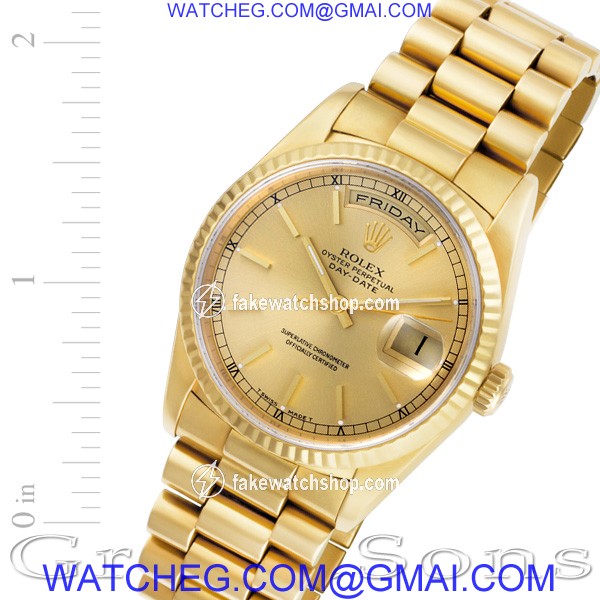Rolex 18238 Day-Date Automatic Male 18k yellow gold