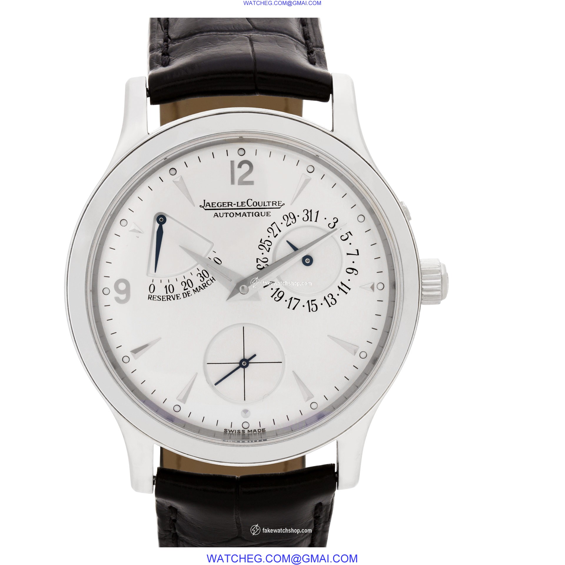 Jaeger LeCoultre 140.8.38.S Reserve de Marche Automatic Male Stainless Steel