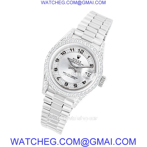 Rolex 69156 Datejust Automatic Female Platinum