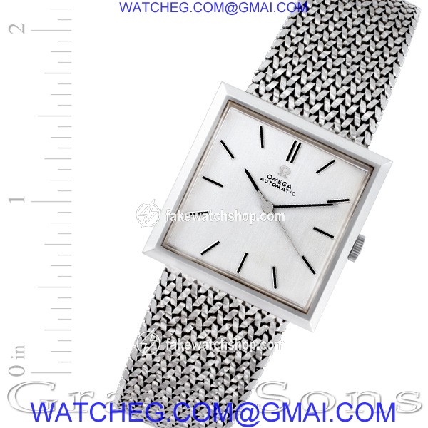 Omega n Certified pre-owned Automatic Male 18k White Gold