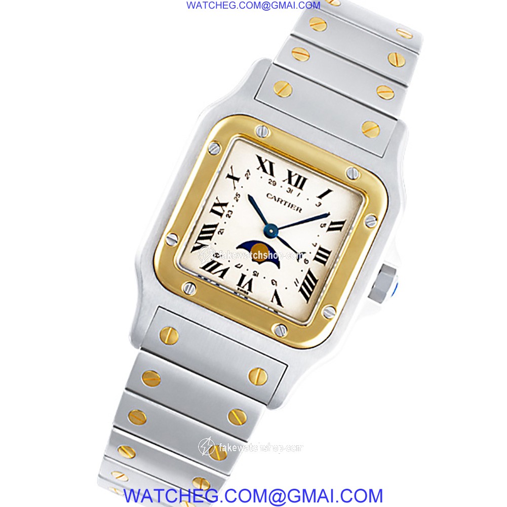 Cartier 119901 Santos Quartz Male Stainless Steel
