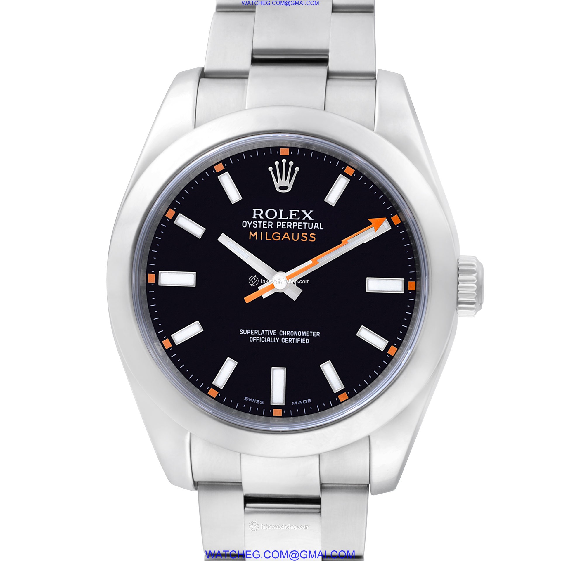 Rolex 116400 Milgauss Automatic Male Stainless Steel