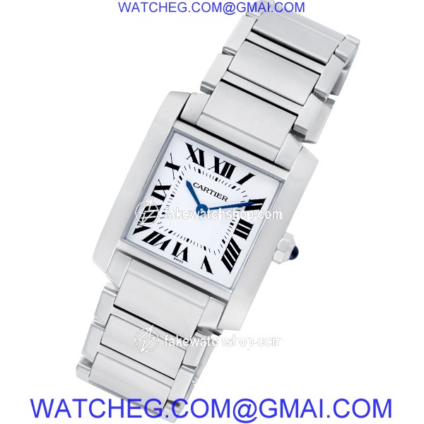 Cartier W51011Q3 Tank Francaise Quartz Unisex Stainless Steel