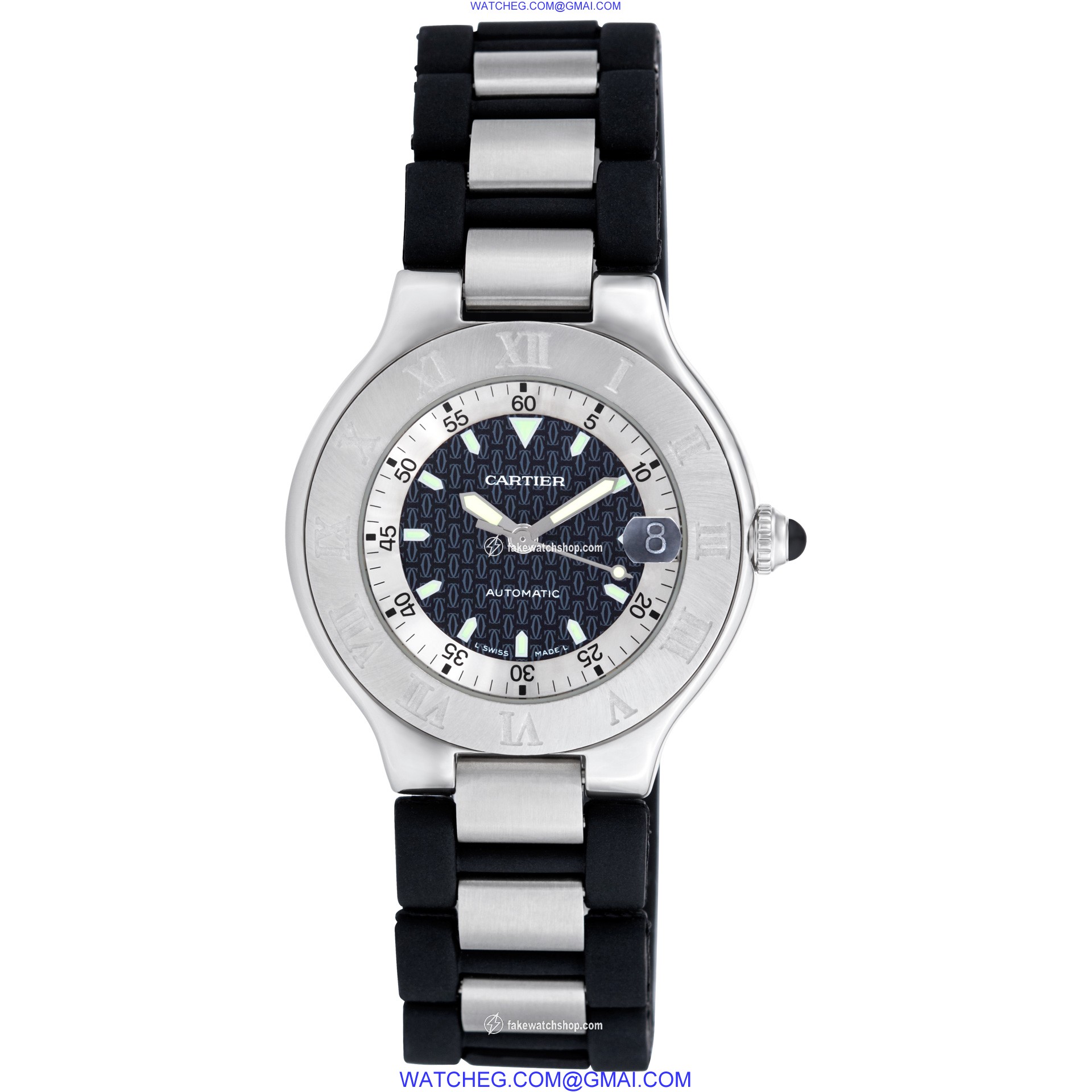 Cartier w10147u2 Autoscaph Automatic Unisex Stainless Steel