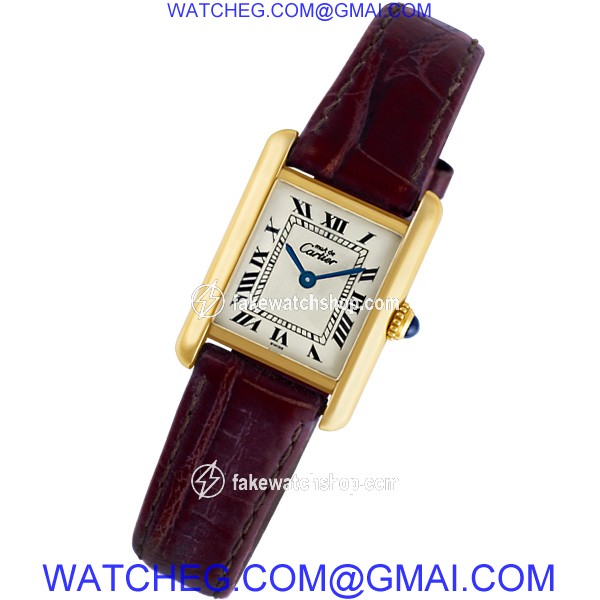 Cartier 60029 Tank Vermeil Manual Female Vermeil