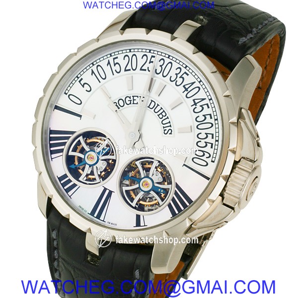 Roger Dubuis EX45019n1.67a Excalibur Tourbillon Manual Male 18k White Gold