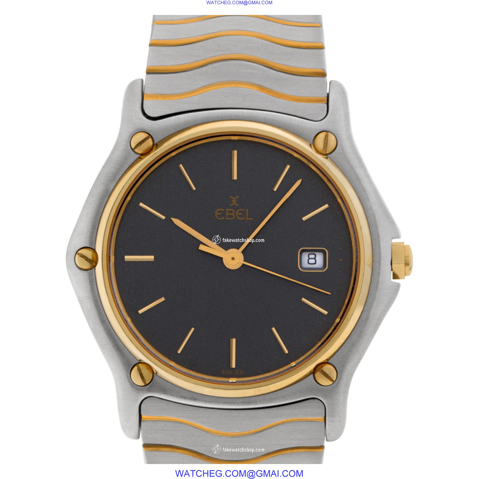 Ebel 4028 Sportwave Quartz Male Stainless Steel