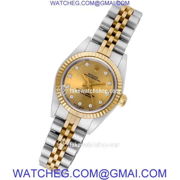 Rolex 76193 Oyster Perpetual Automatic Female Stainless Steel