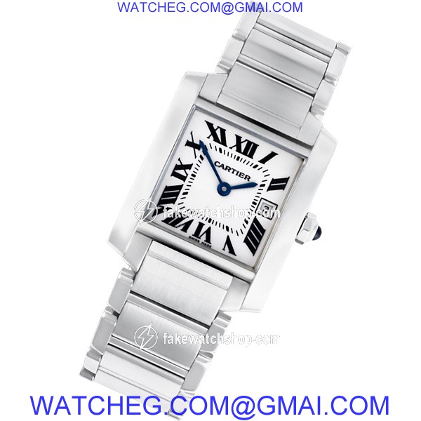 Cartier W51011Q3 Tank Francaise Quartz Unisex Stainless Steel