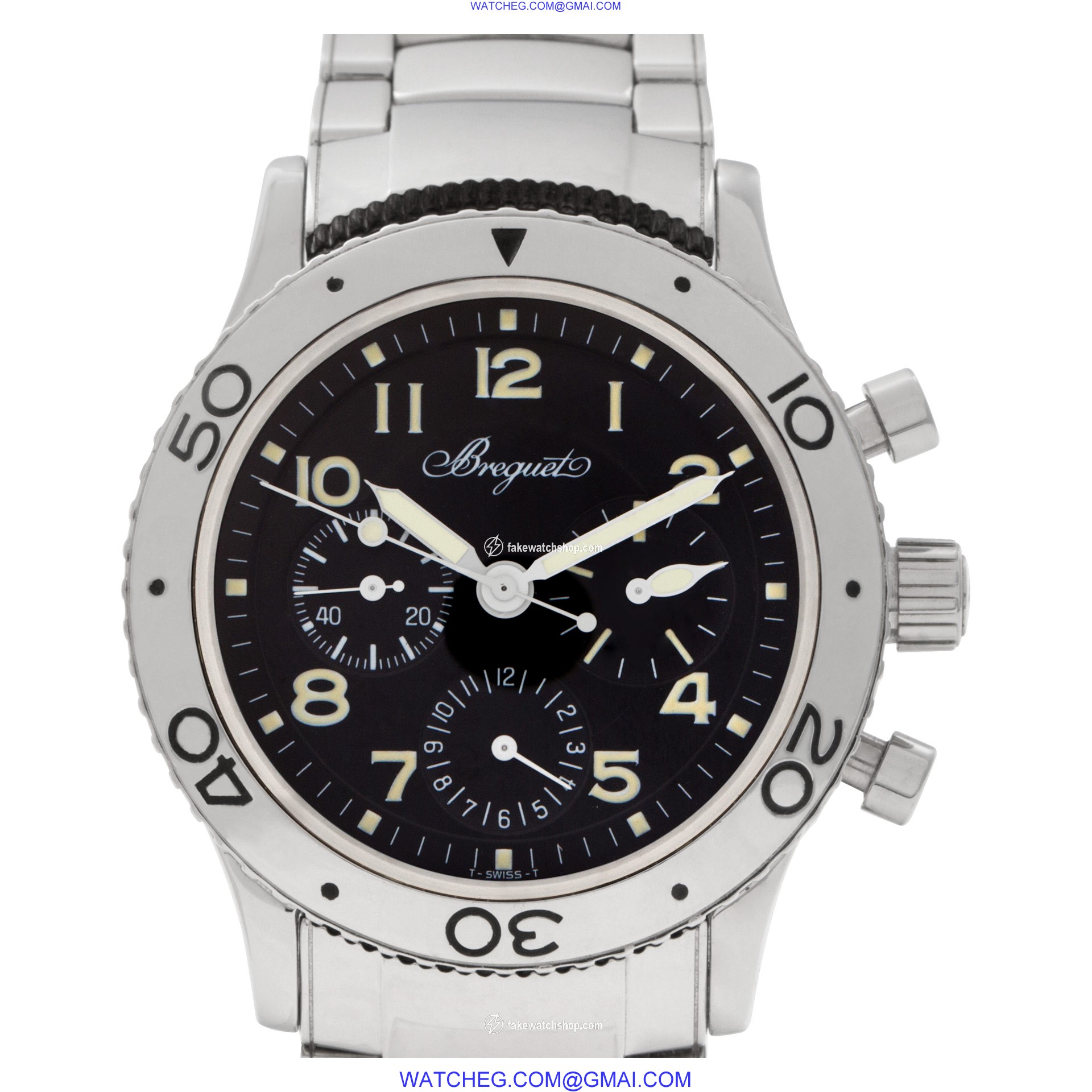 Breguet 3800 Type Xx Automatic Male Stainless Steel
