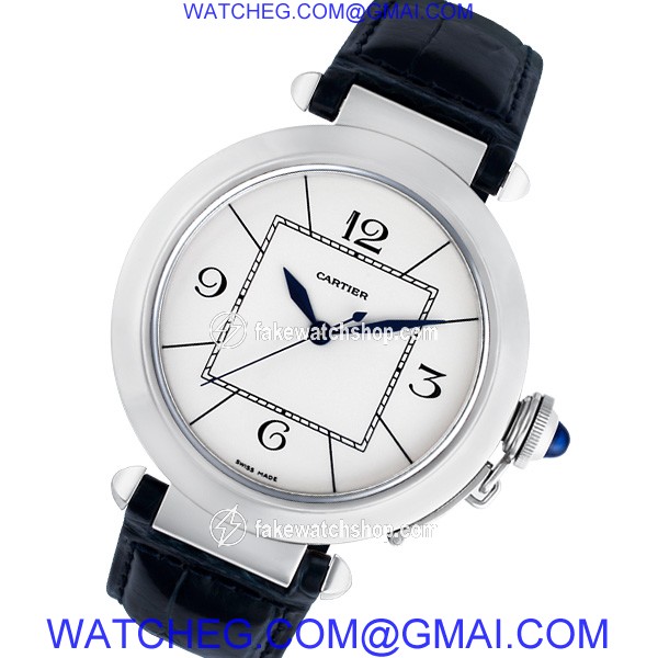 Cartier W3107255 Pasha 42mm Automatic Male Stainless Steel