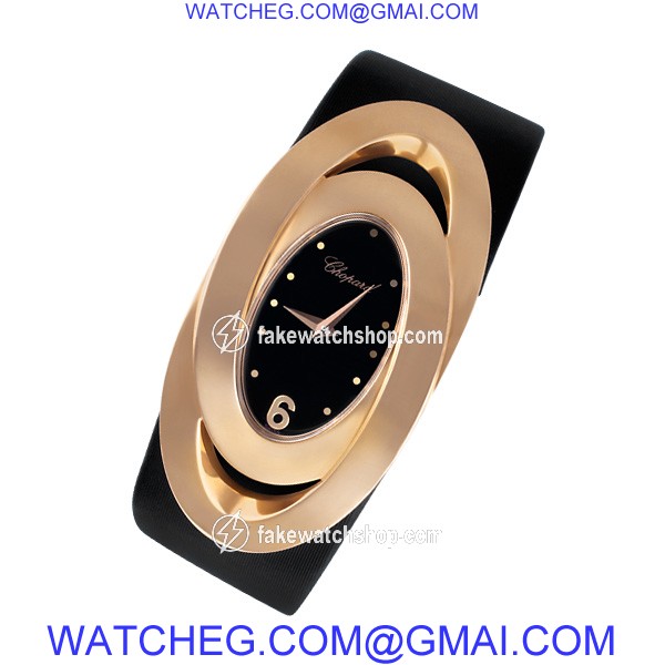 Chopard 127457 Oval Quartz Female 18k rose gold