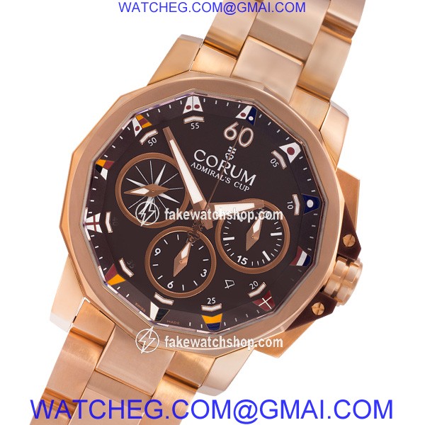 Corum 01.0023 Admirals Cup Automatic Male 18k rose gold