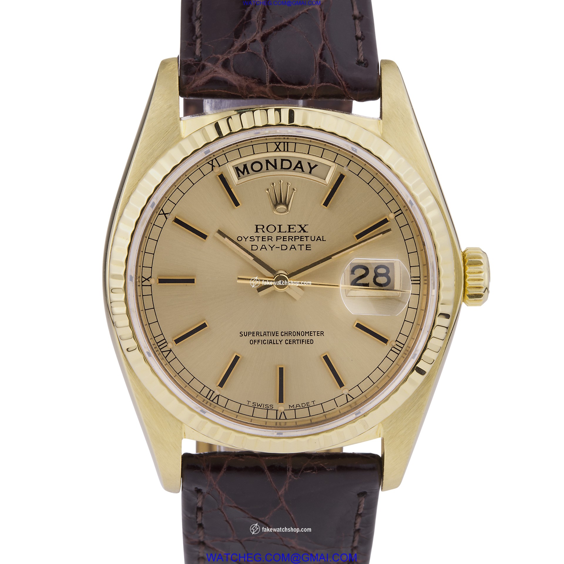 Rolex 18038 Day-Date Automatic Male 18k yellow gold