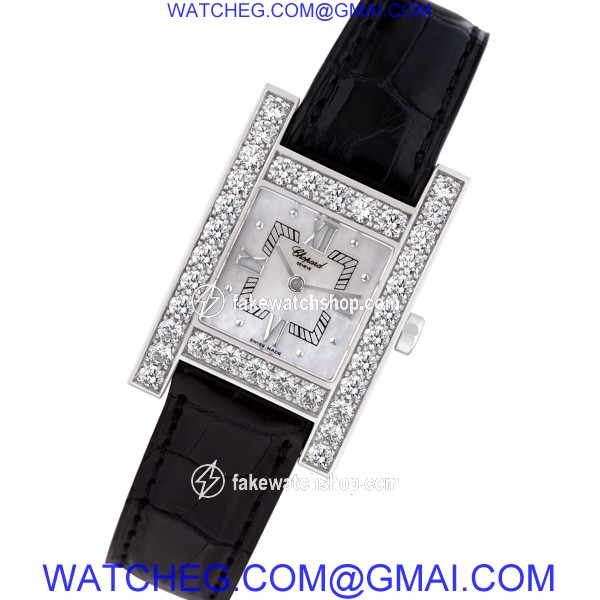 Chopard 445/1 Your Happy Quartz Female 18k White Gold