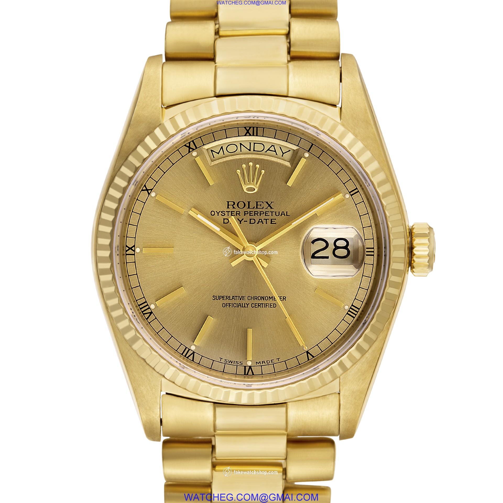 Rolex 18078 Day-Date Automatic Male 18k yellow gold