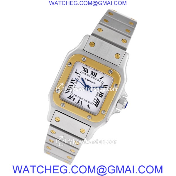 Cartier w20012c4 Santos Automatic Female 18k gold & Stainless Steel