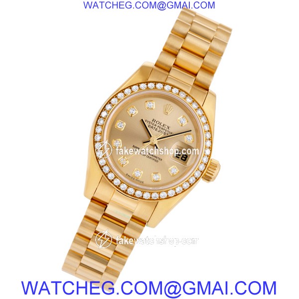 Rolex 179138 Datejust Automatic Female 18k yellow gold