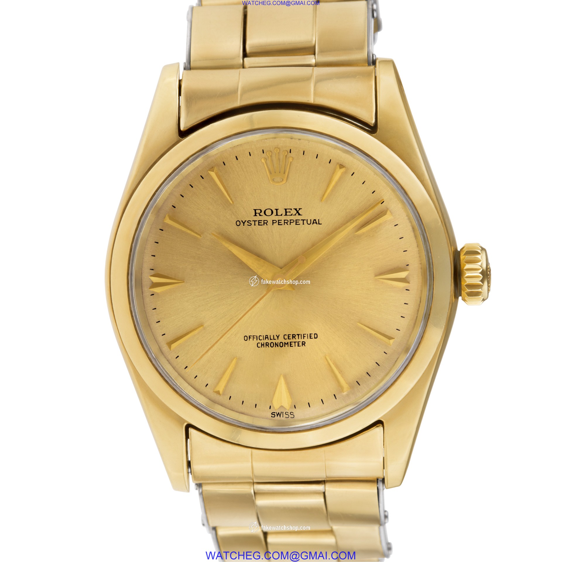 Rolex 6634 Oyster Perpetual Automatic Male Gold Capped