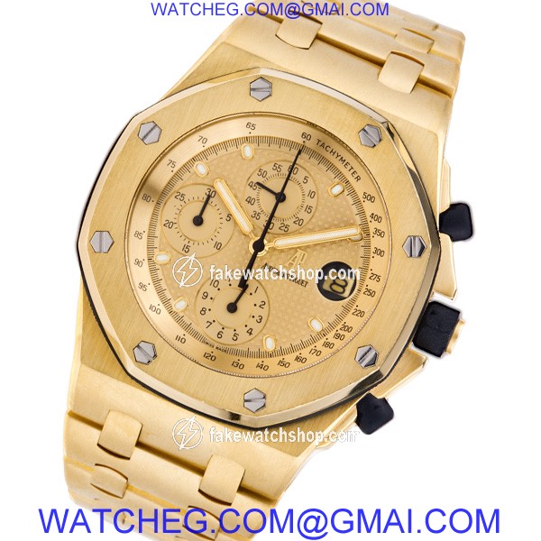 Audemars Piguet 25721ba.oo.1000ba.03 Royal Oak Offshore Automatic Male 18k yellow gold