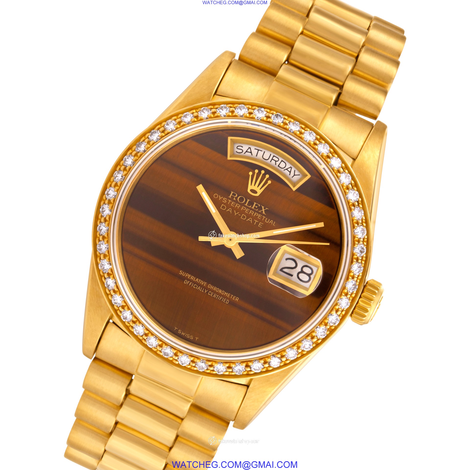 Rolex 18038 Day-Date Automatic Unisex 18k yellow gold