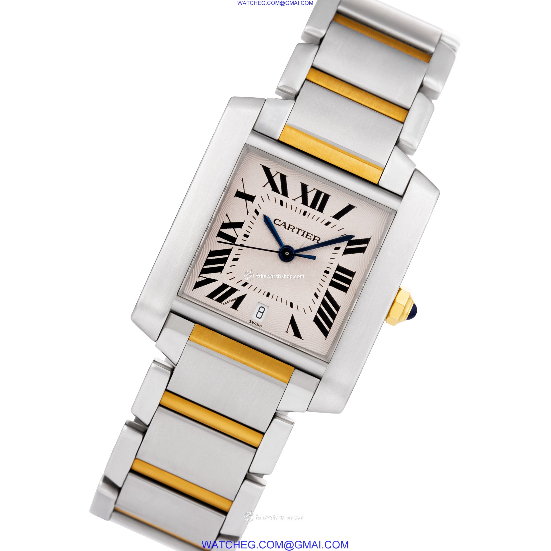 Cartier W51005Q4 Tank Francaise Automatic Male Stainless Steel