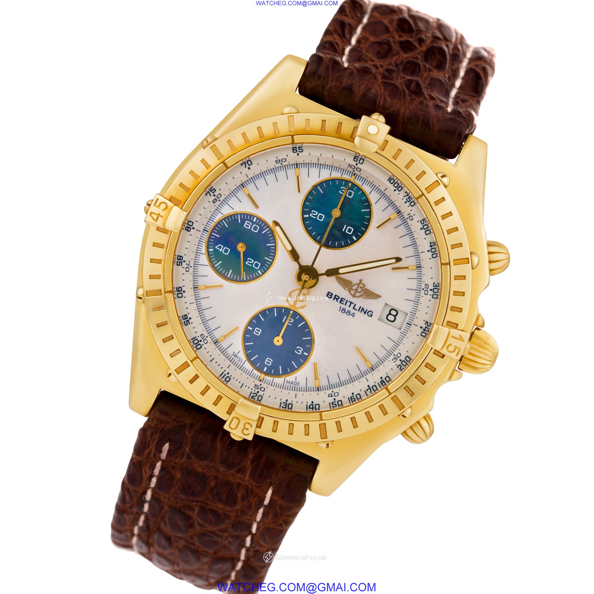 Breitling K13048 Chronomat Automatic Male 18k yellow gold