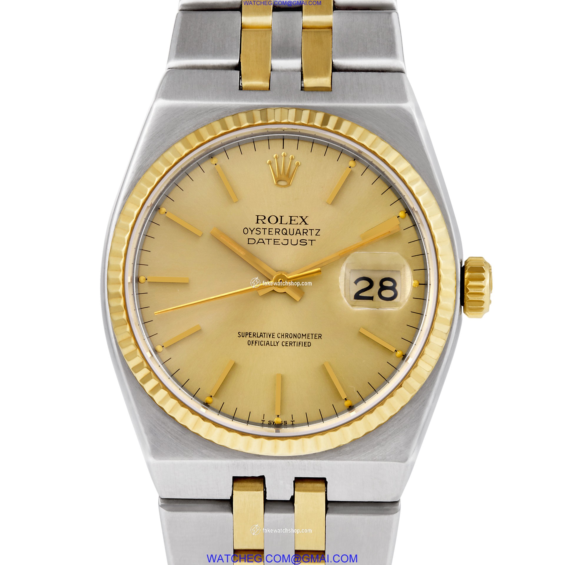 Rolex 17013 Datejust Quartz Male Stainless Steel
