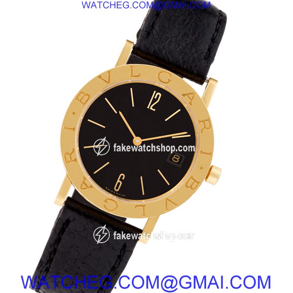 Bvlgari BB33 GL Bvlgari Quartz Unisex 18k yellow gold