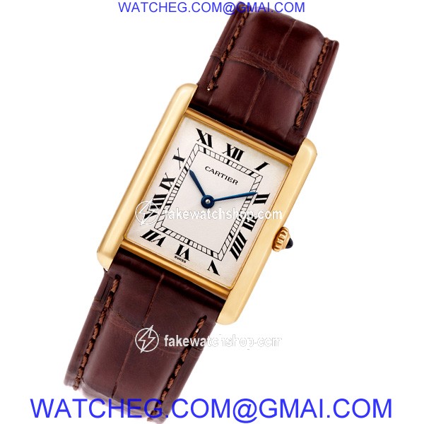 Cartier 1140 Tank Quartz Male 18k yellow gold