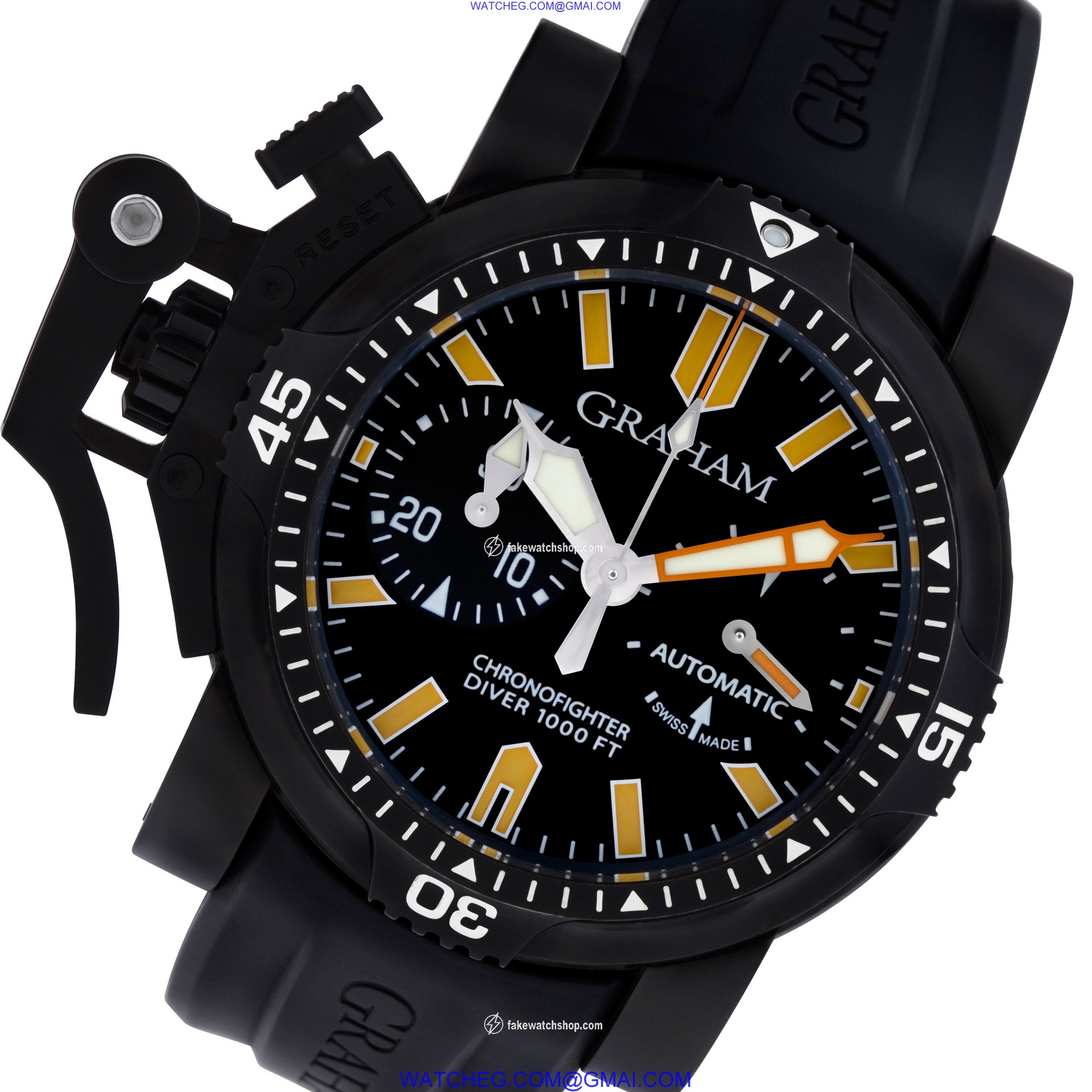Graham 2OVDIVAZ.B02A.K10B Chronofighter Automatic Male Stainless Steel