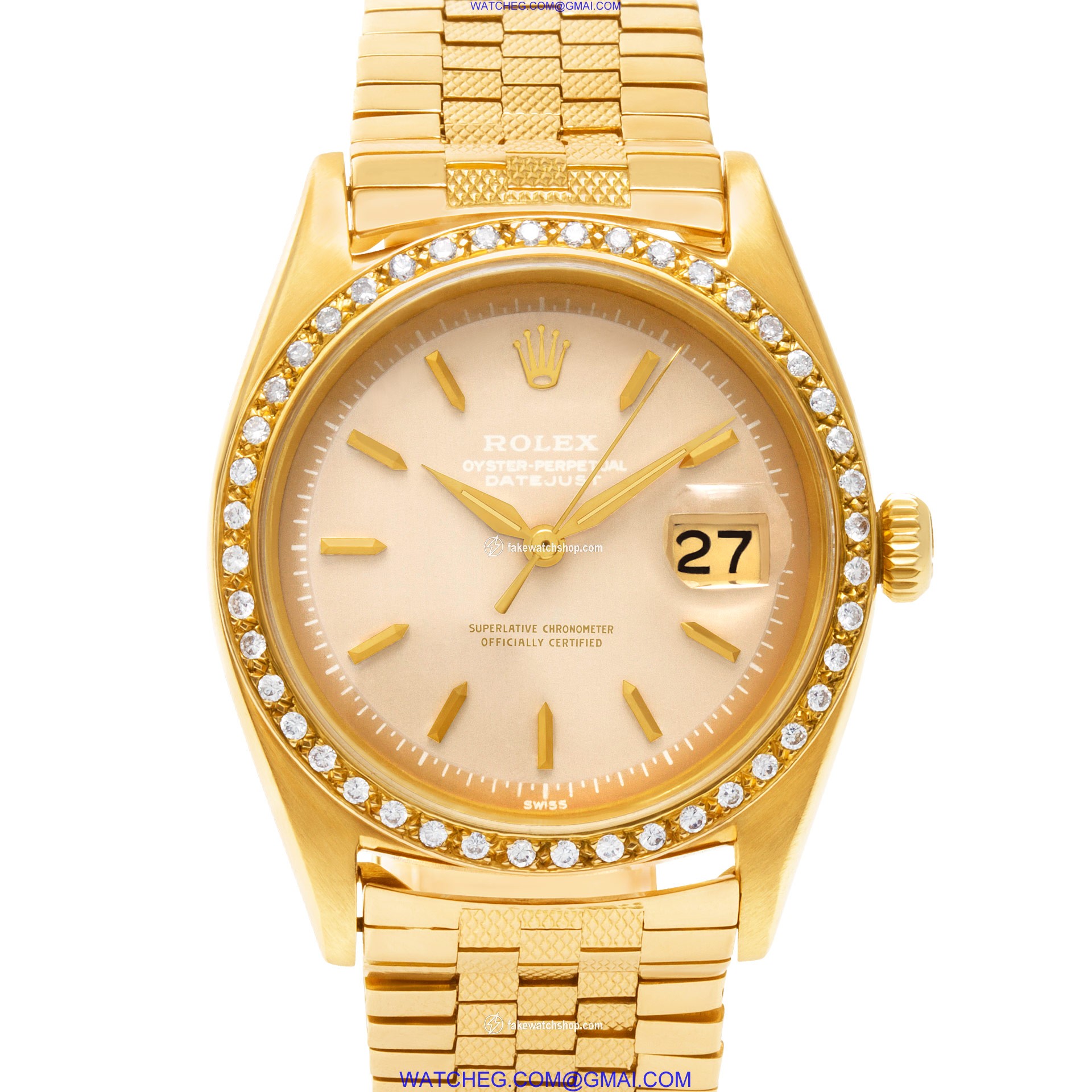 Rolex 6605 Datejust Automatic Male 18k yellow gold