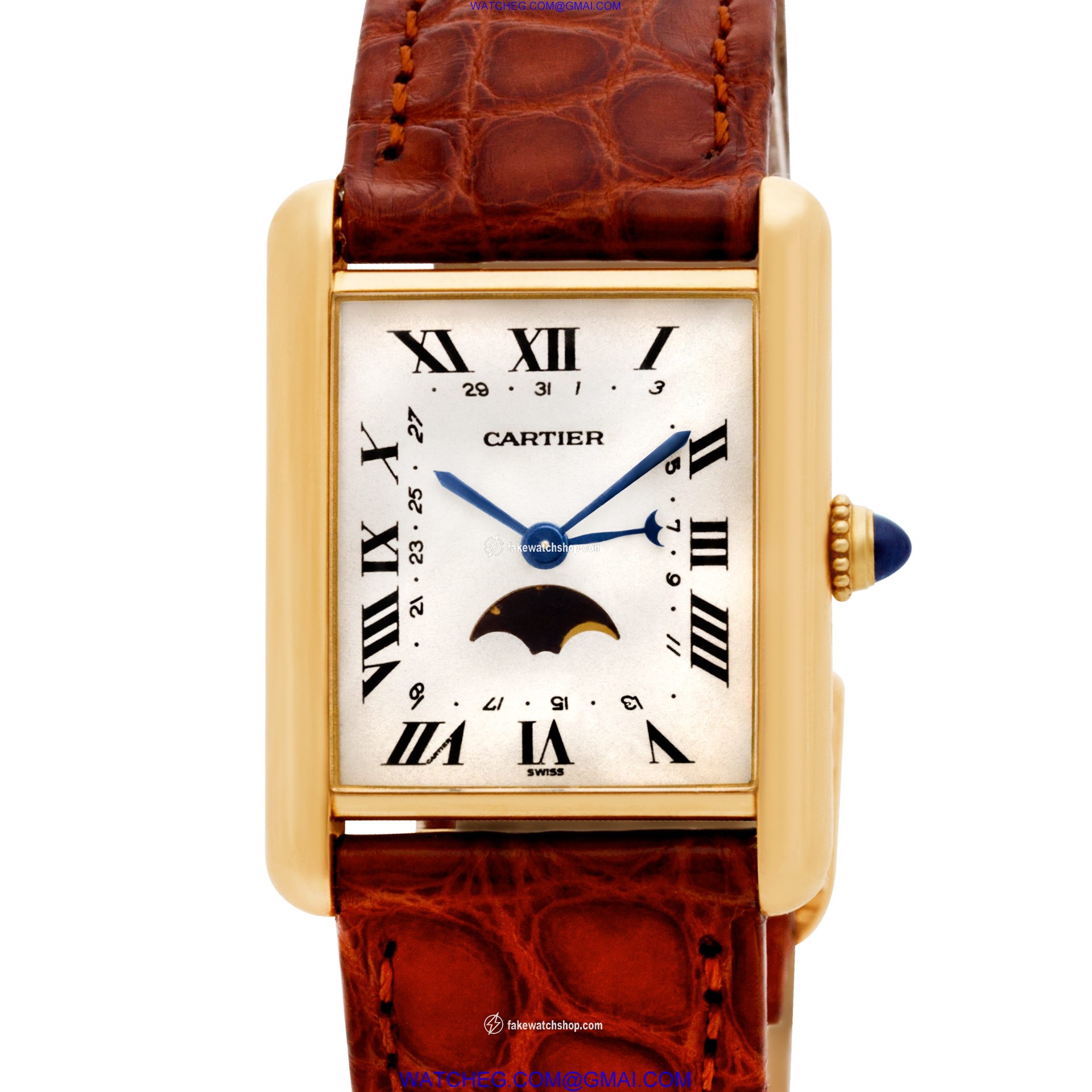 Cartier Cartier 2034 Tank Quartz Unisex 18k yellow gold