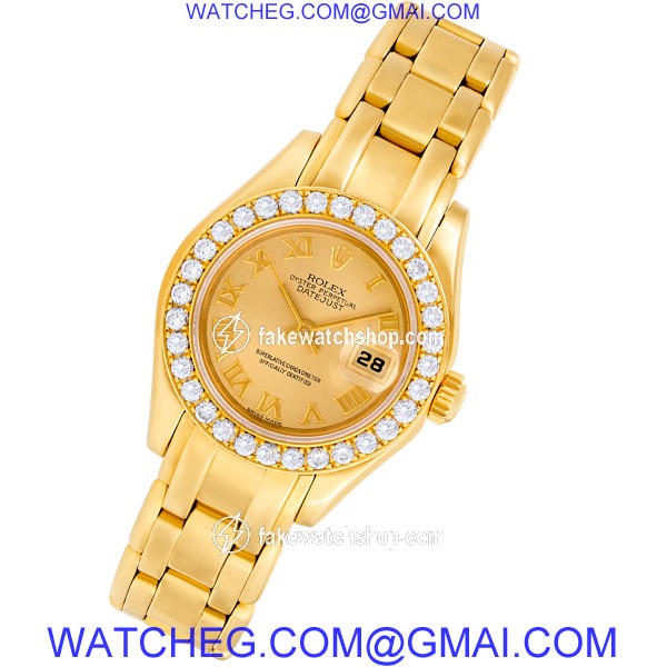 Rolex 69318 Masterpiece Automatic Female 18k yellow gold