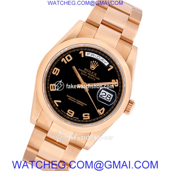 Rolex 118205 Day-Date Automatic Male 18k rose gold
