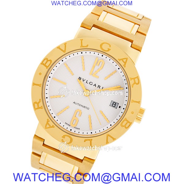 Bvlgari BB 38 GG Bvlgari Automatic Unisex 18k Yellow Gold
