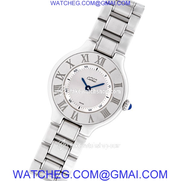 Cartier 1340 21 Quartz Female Stainless Steel
