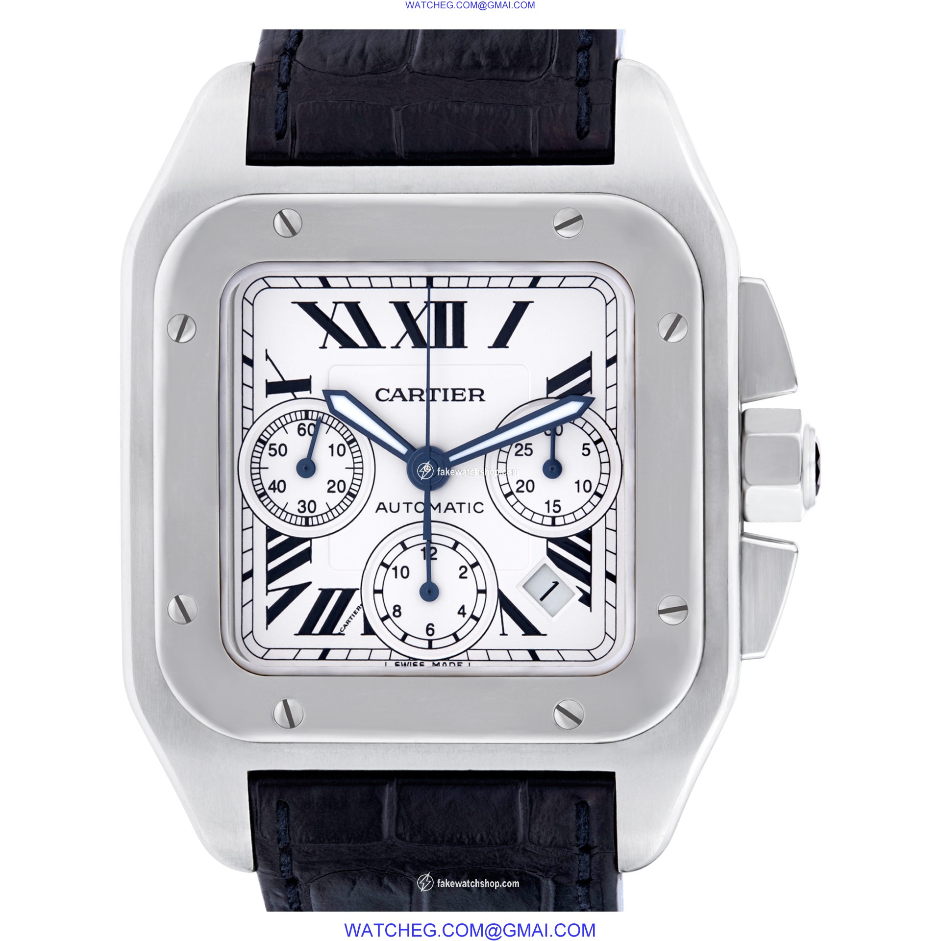 Cartier W20090X8 Santos 100 Automatic Male Stainless Steel