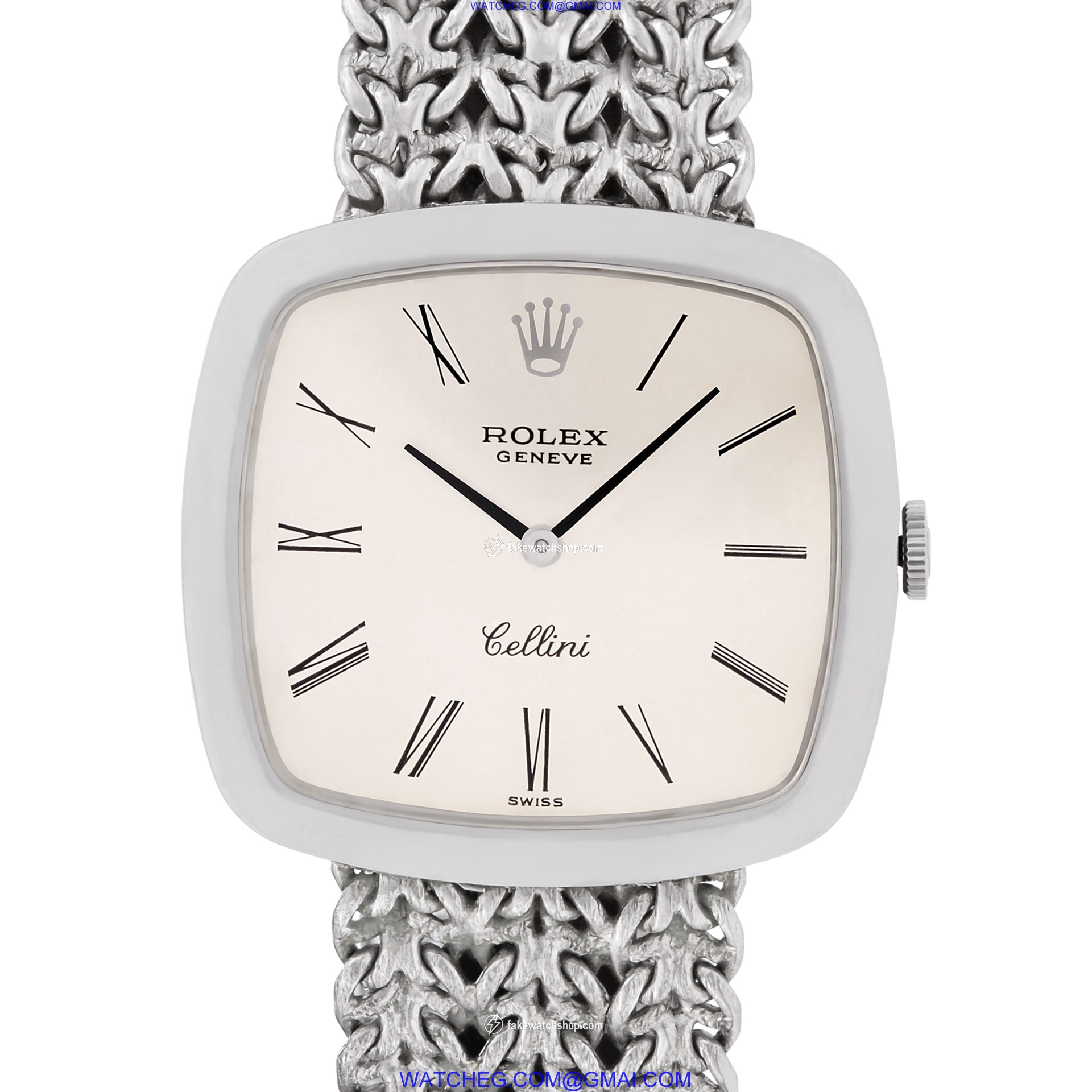 Rolex 3840 Cellini Manual Male 18k White Gold