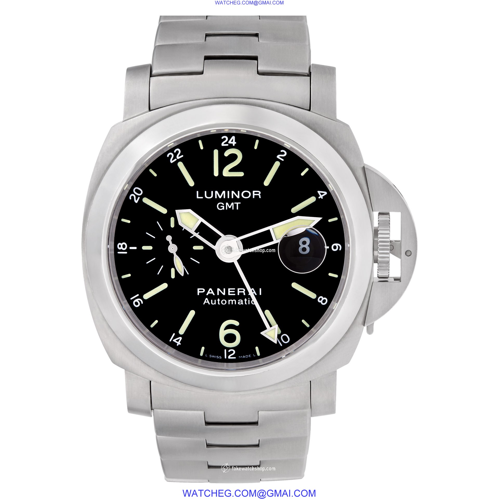 Panerai PAM00297 luminor GMT Automatic Male Stainless Steel